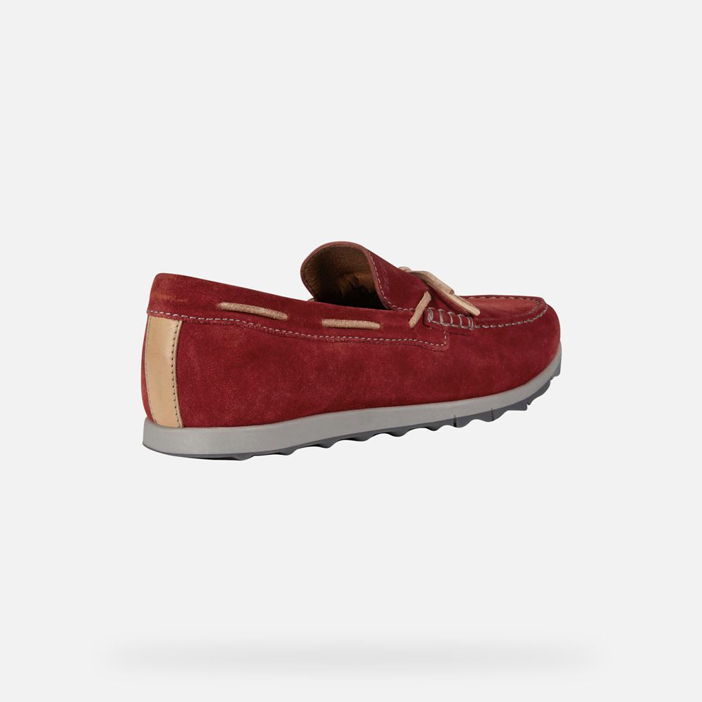 Mocassin Geox Calarossa - Rouge - Homme 214698-ZBU